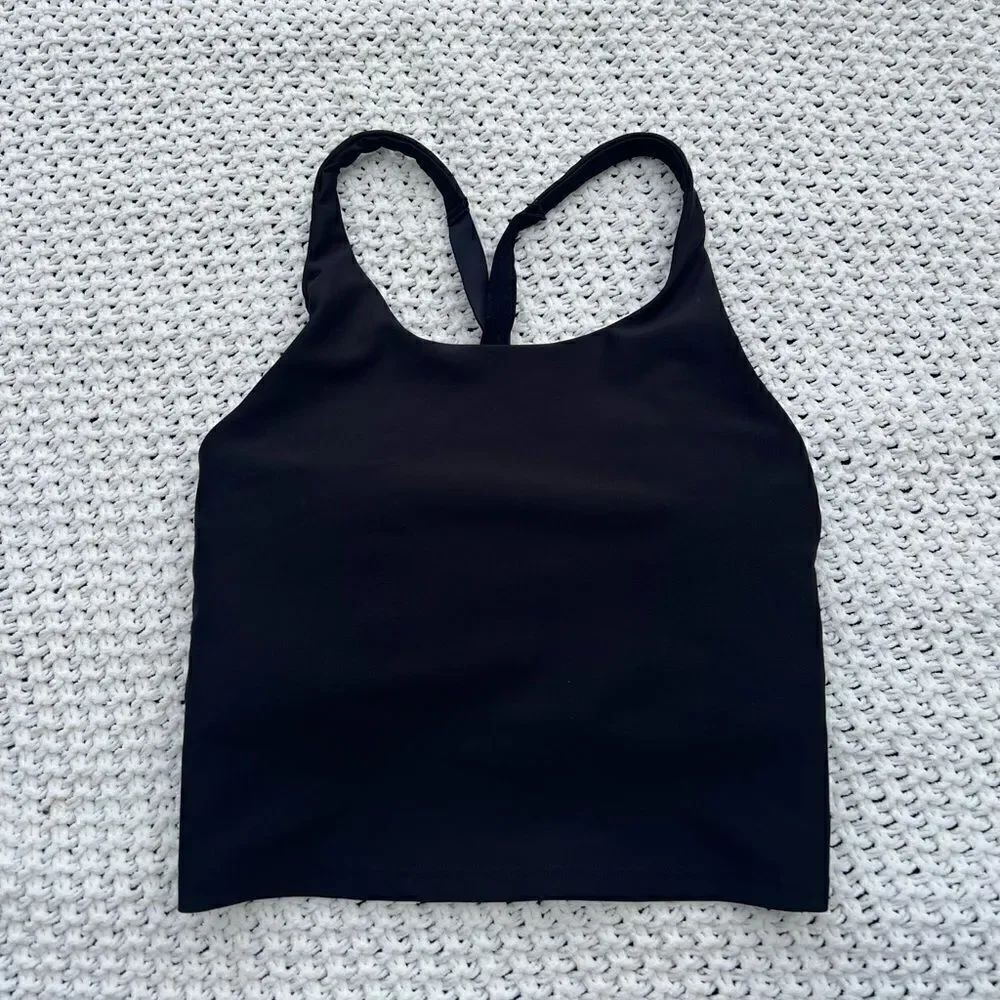 Old Navy Black Criss Cross Comfortable Activewear Sports Bra Womens S